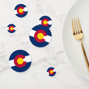 Colorado Confetti, party, Colorado Flag Confetti