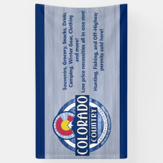 Colorado Country banner sign