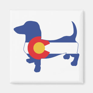 Colorado-Dachshund Magnet