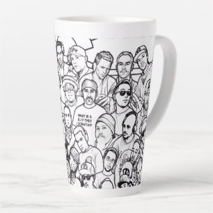 Colorado Dj Colouring Book latte mug