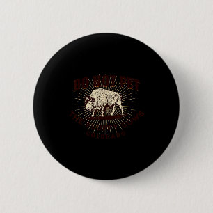Colorado Do Not Pet The Fluffy Cows Funny Bison So 6 Cm Round Badge