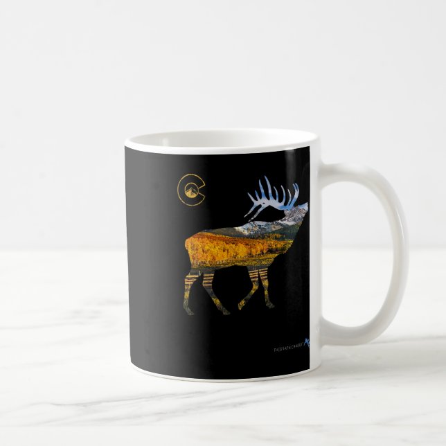 Colorado Elk Hunting  Coffee Mug (Right)