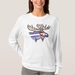 Colorado elk ladies hoodie T-Shirt