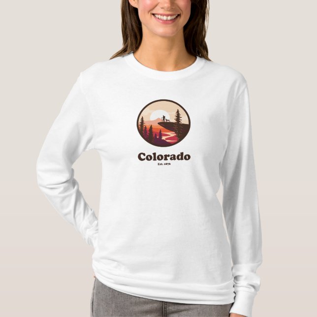 Colorado Est 1876 Long Sleeve T-Shirt (Front)