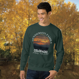 Colorado Family Reunion Hiking Trip 20XX Sweatshirt