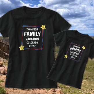 Colorado Family Vacation 2027 Matching Reunion T-Shirt