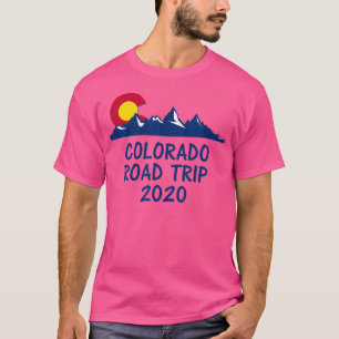 Colorado Family Vacation Road Trip Co State Ski Hi T-Shirt