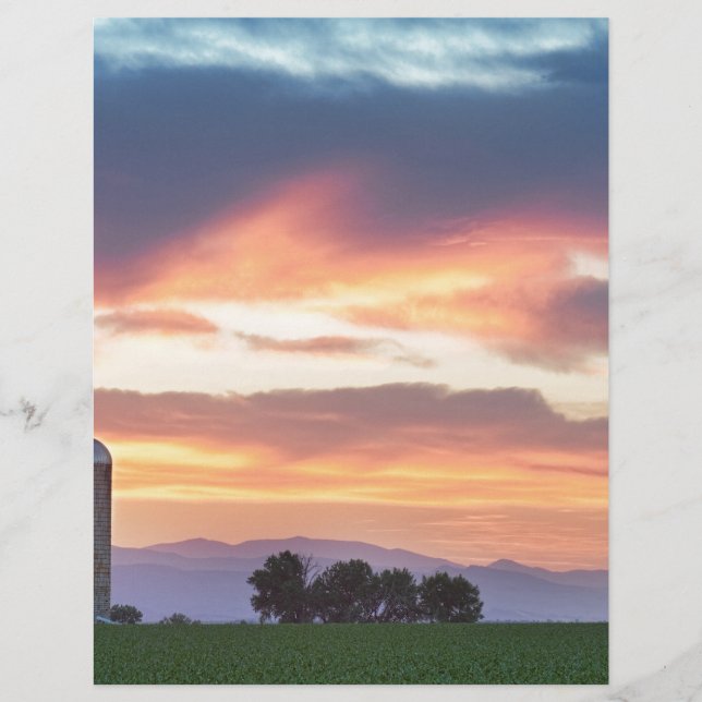 Colorado Farmers Sunset (Front)