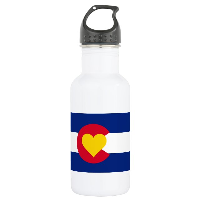 Colorado Flag 532 Ml Water Bottle (Front)