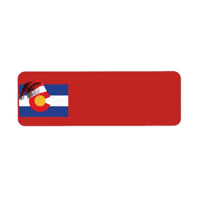 Colorado Flag and Santa Hat (Front)