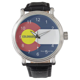 Colorado Flag and Slogan Watch