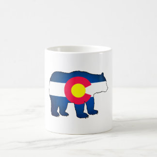 Colorado flag bear coffee mug