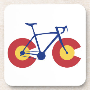 Colorado Flag Bicycle Coaster