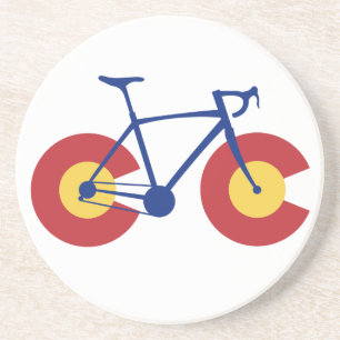 Colorado Flag Bicycle Coaster