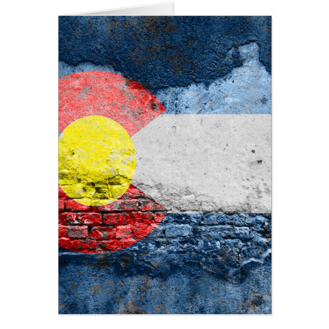colorado flag brick wall (Front)