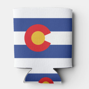 COLORADO-FLAG CAN COOLER