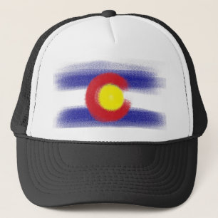 Colorado flag chalk hat