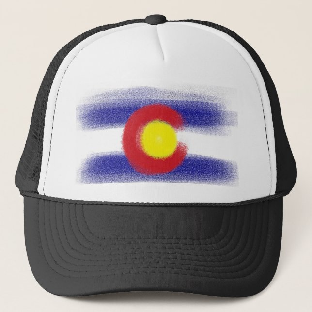 Colorado flag chalk hat (Front)