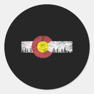 Colorado Flag Colorado Flag Classic Round Sticker