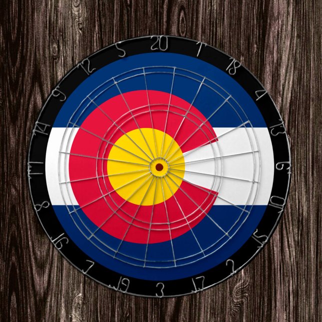 Colorado Flag Dartboard & Colorado /USA game board (Creator Uploaded)