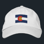Colorado  Flag Embroidered Hat<br><div class="desc">Colorado State Flag embroidered on this cute hat. Choose the colour and style of hat from the options menu.</div>