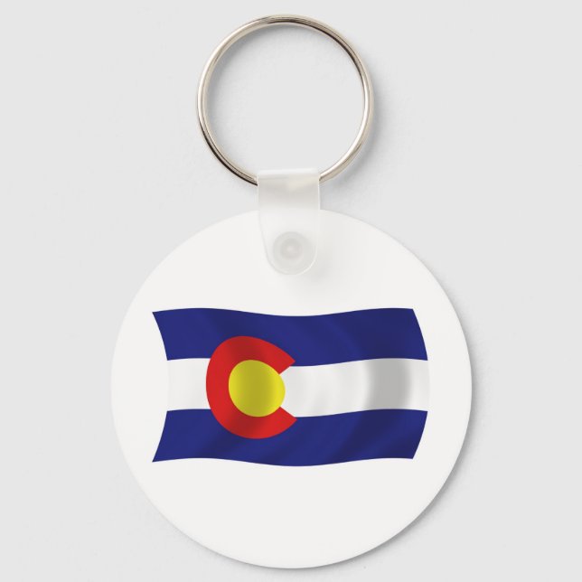 Colorado Flag Keychain (Front)