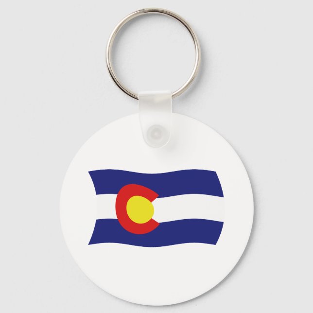 Colorado Flag Keychain (Front)