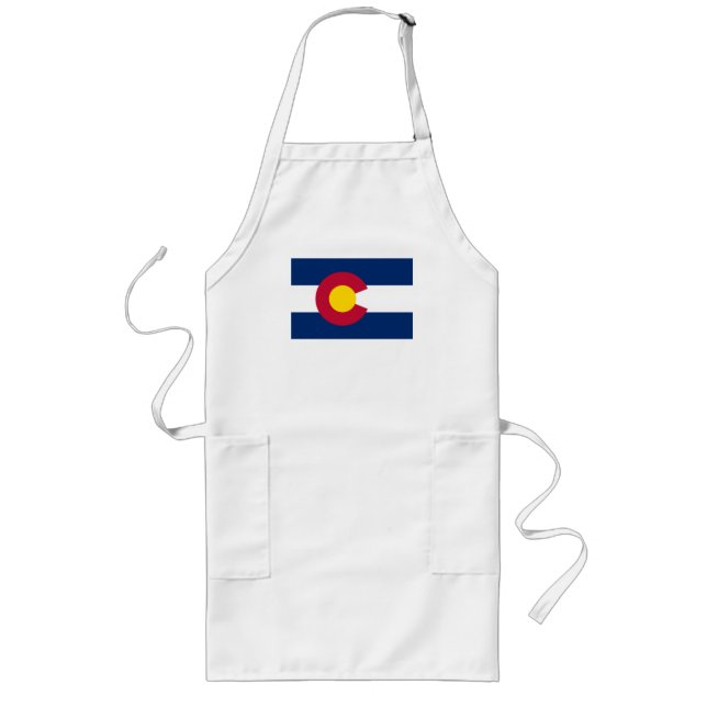Colorado Flag Long Apron (Front)