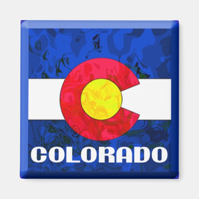 COLORADO FLAG MAGNET (Front)