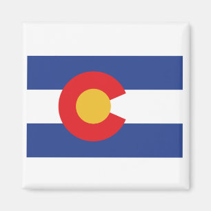 COLORADO-FLAG MAGNET