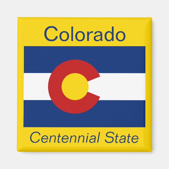 Colorado Flag Magnet (Front)