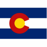 Colorado Flag Magnet Cut Out<br><div class="desc">This rectangular magnet bears an authentic high quality image of the Coloradan flag. Adorn your fridge with this reminder of your favourite state.</div>