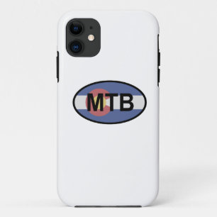 Colorado Flag Mountain Bike Case-Mate iPhone Case