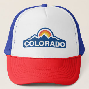 Colorado Flag Mountain Trucker Hat