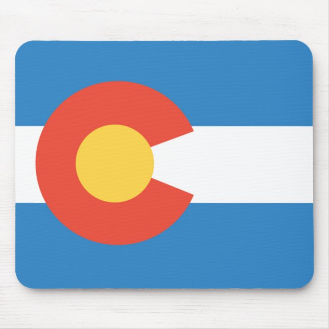 Colorado Flag Mousepad (Front)