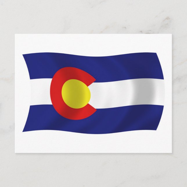 Colorado Flag Postcard (Front)