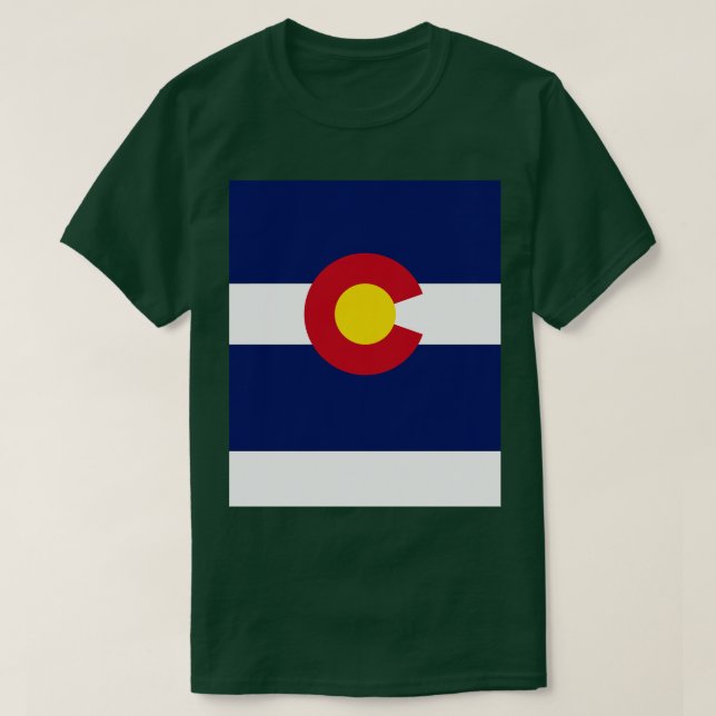 Colorado Flag T-Shirt (Design Front)