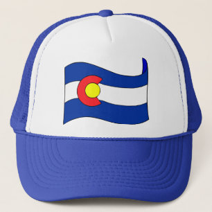 Colorado flag trucker hat