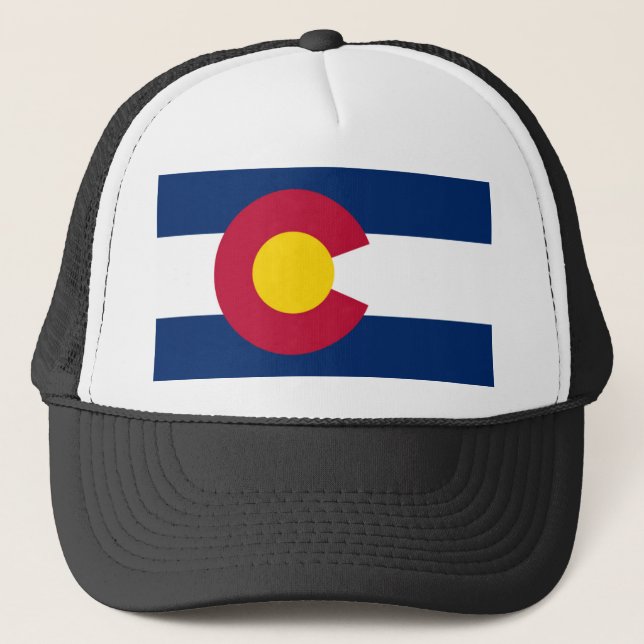 Colorado Flag Trucker Hat (Front)