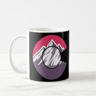 Colorado Flag Vintage Outdoors Mountain Graphic De Coffee Mug