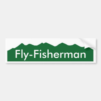 Colorado Fly-Fisherman Bumper Sticker