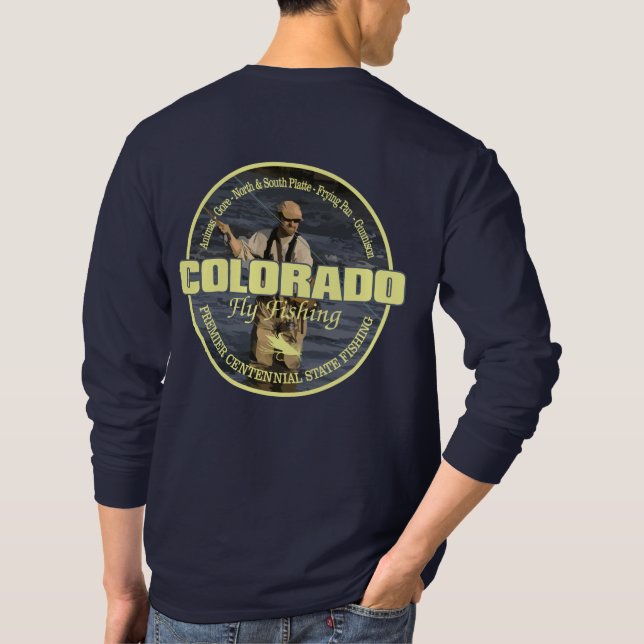 Colorado Fly Fishing T-Shirt (Back)