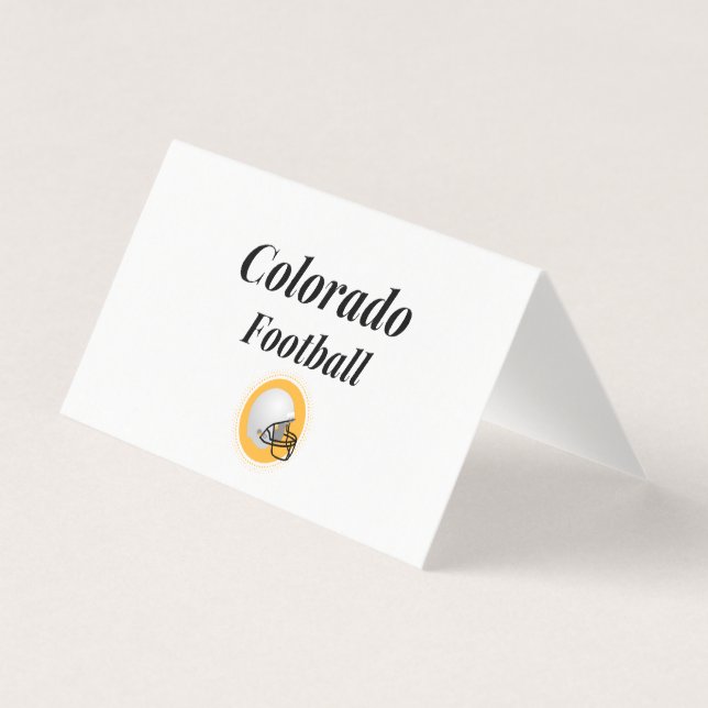 Colorado football  (Front)