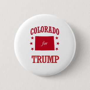 COLORADO FOR DONALD TRUMP 6 CM ROUND BADGE