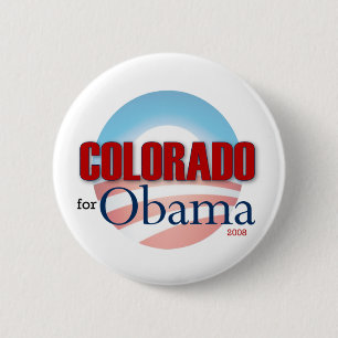 Colorado for Obama 6 Cm Round Badge