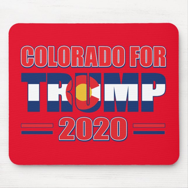 Colorado-for-TRUMP-20202 Mouse Pad (Front)