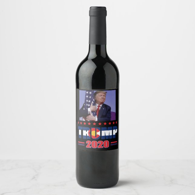 Colorado for Trump - Trump 2020 Wine Label (Front)