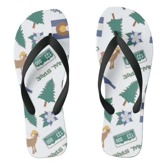 Colorado Fun Pattern Jandals (Footbed)