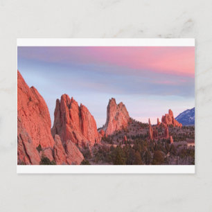 Colorado Garden of the Gods Postcard