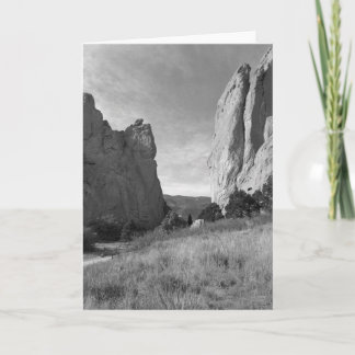 Colorado Garden of the Gods Red Cliffs Park  Card